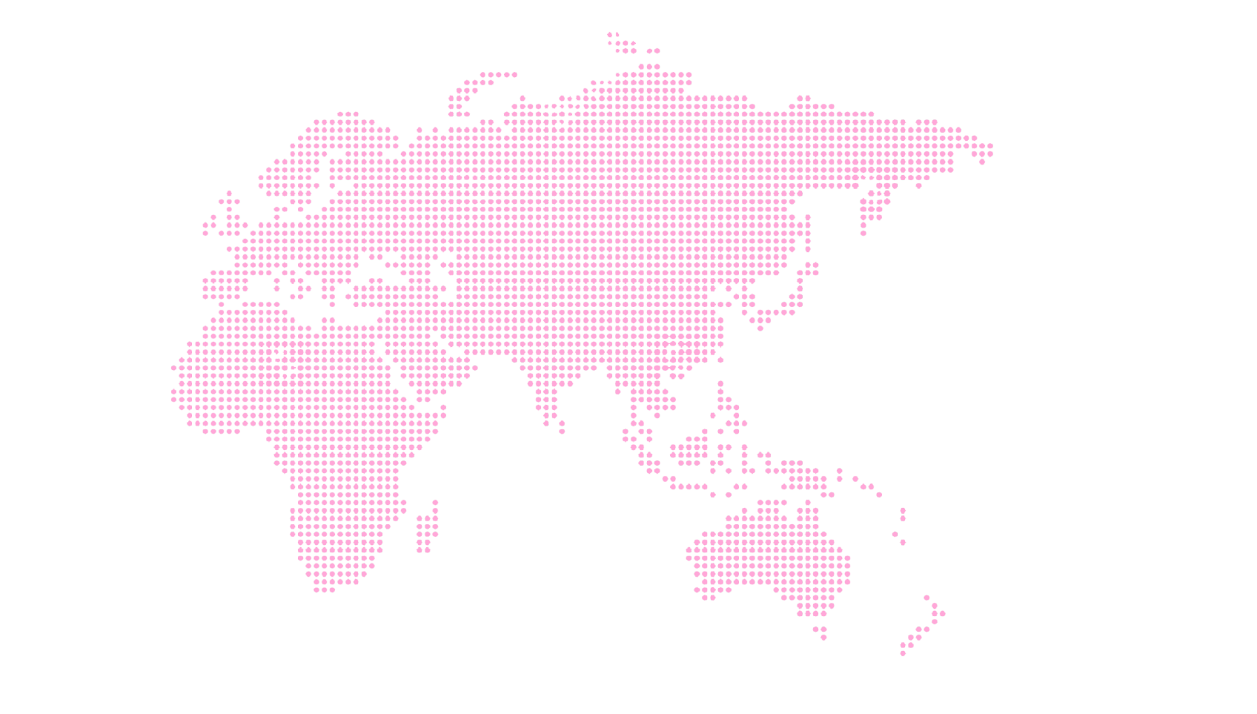 A customized world map of Fuchsia Retail